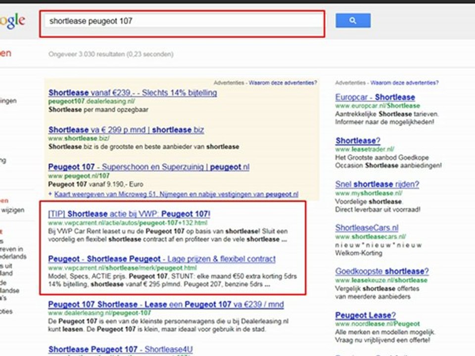 Zoekmachine-optimalisatie tips en advies