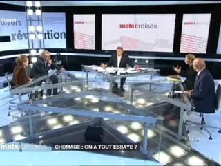 Laurence Parisot dans Mots Croisés sur France 2 (22/10/12) - Durée du travail par branche