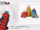 Water Bottles, Kids Water Bottle, Soft Touch Water Bottles, Water Bottle with Bag by Nayasa Housewares