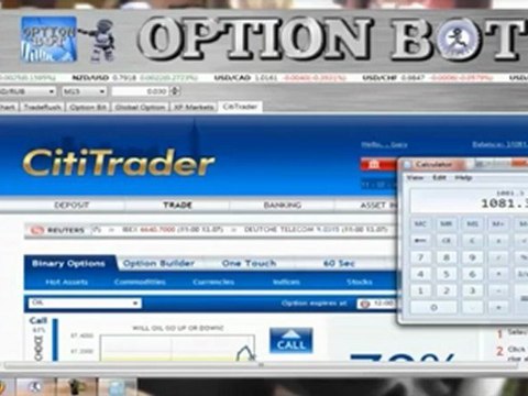 Option Bot - Make Money With Binary Option Bot - $1622 in 45 Minutes