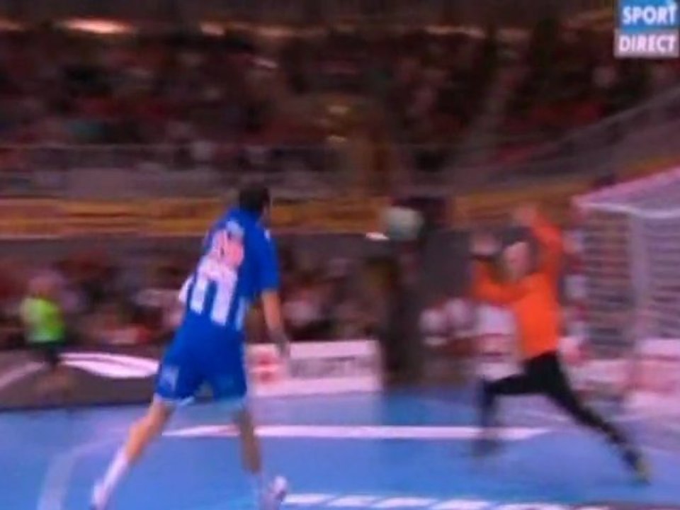 Arrêt Laszlo Fulop sur Guillaume Joly en contre attaque, SAHB vs USDK