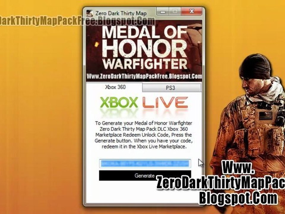 Medal of Honor Warfighter Zero Dark Thirty Map Pack DLC Free on Xbox 360 And PS3