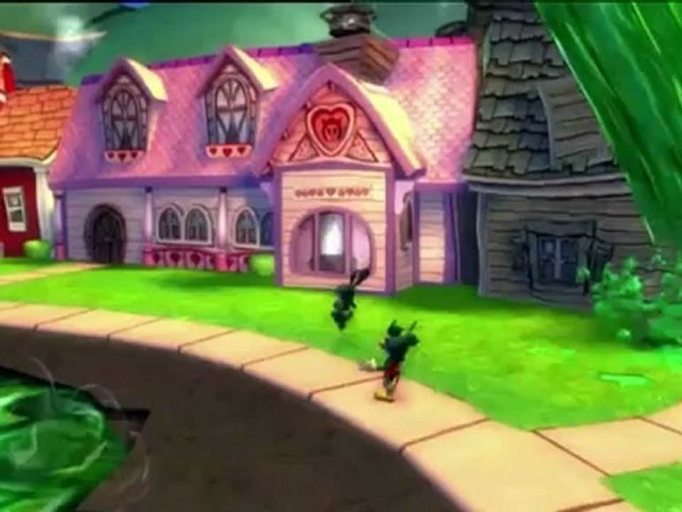 Oswald y Mickey luchan juntos contra el mal en el videojuego Epic Mickey