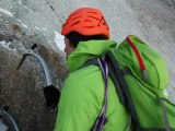 Ascent the Davaï - Philippe Batoux and Marion Poitevin in the Davaille route, Chamonix