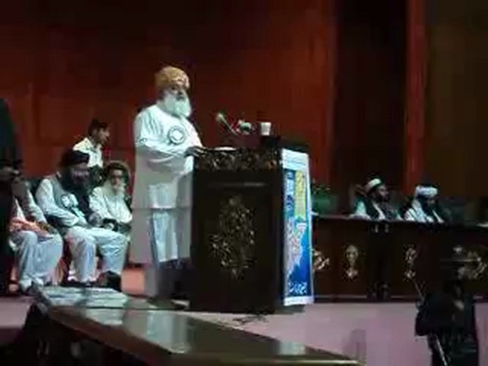 Maulana Fazlorehman in Hoqoqi Talba Canvention Islamabad 1 (Farid Ullah Dir LOwer)