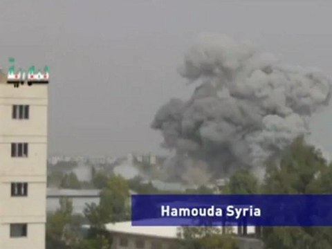 Warplanes bomb residential area of Syrian town