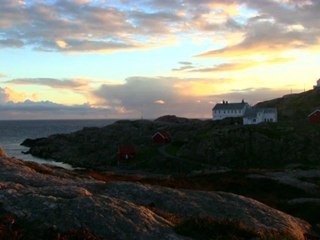 A Sunset in October at Lindesnes Lighthouse in Norway
