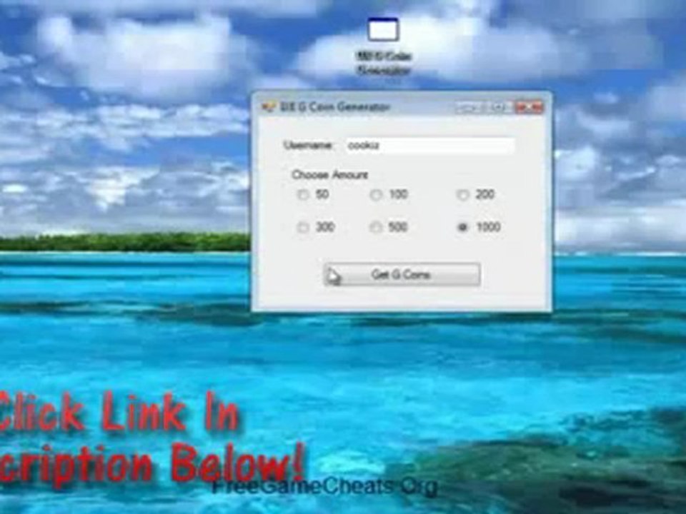 G-Coin Generator - FREE Download , Updated November 2012