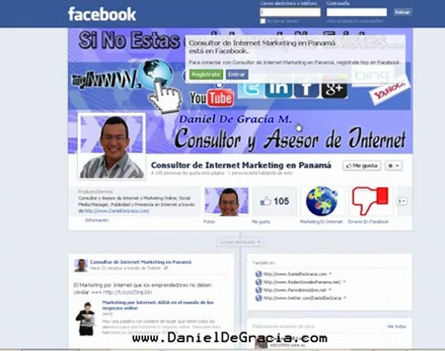 Ventajas de las Fanpage de Facebook: Periodista Daniel De Gracia M.