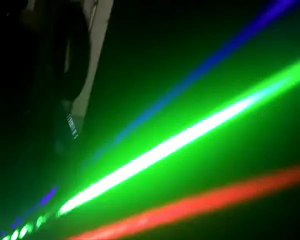 Déviation de lumière laser par un prisme