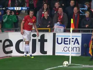 Manchester United 3:2 Sporting Braga 23.10.2012 Skrót PL