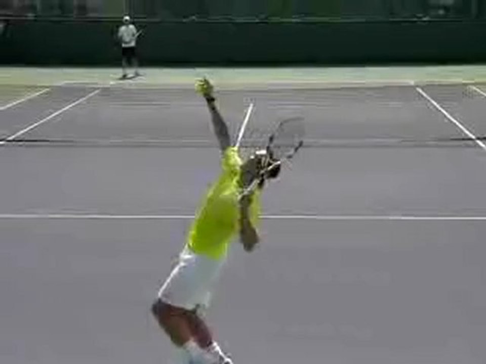 Rafael Nadal Slow Motion Serve 120fps