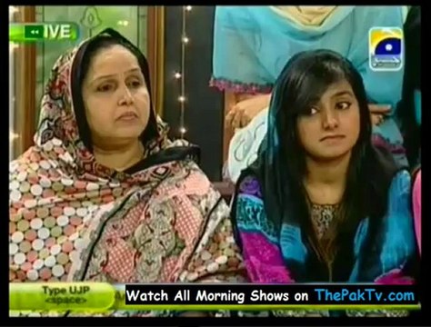 Utho Jago Pakistan With Dr Shaista - 25th October 2012 - Part 1