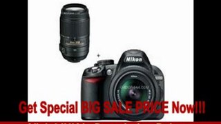 Nikon D3100 Digital SLR Camera Kit w/ AF-S DX 18-55mm VR & Nikon AF-S DX 55-300mm VR Zoom Lens
