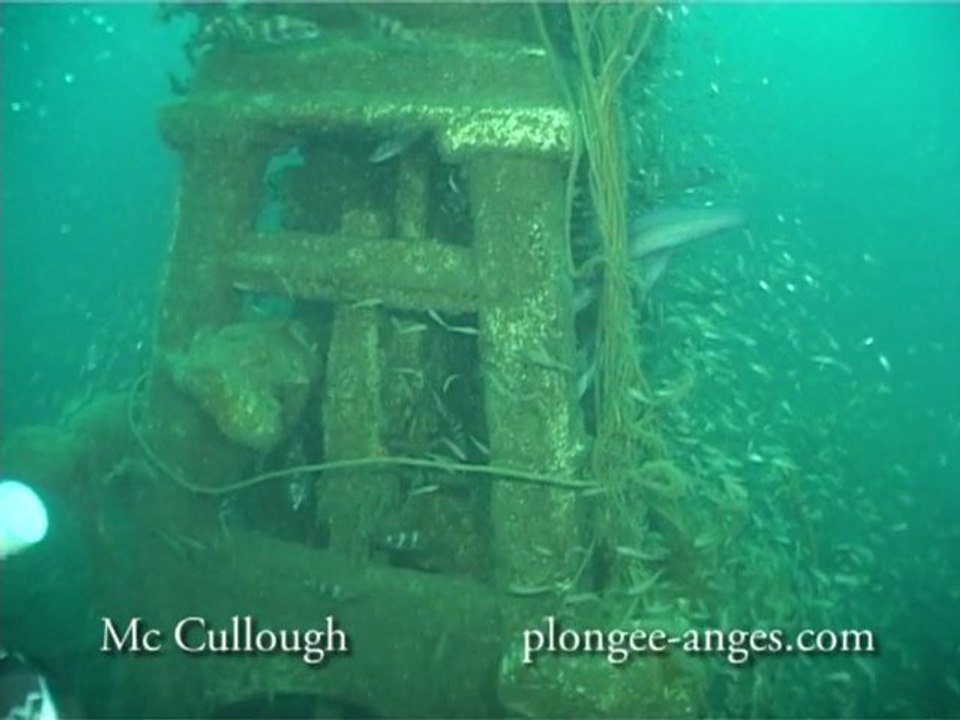 Epave de l'Atlantique: le Mc Cullough septembre 2012