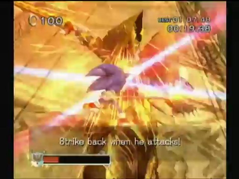 Sonic and the Black Knight (Wii) King Arthur boss battle 2 *HQ*