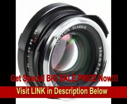 Voigtlander Nokton 35mm f/1.4 Wide Angle Leica M Mount Lens - Black