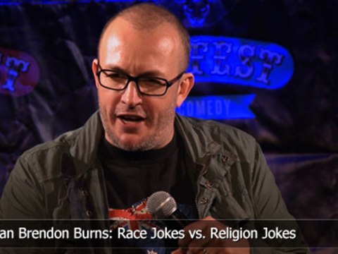 Comedian Brendon Burns: Race Jokes vs. Religion Jokes