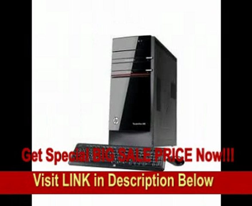 HP Pavilion Desktop h8-1214 - AMD FX-6100 Six-Core 3.3GHz, 10GB Memory, 1.5TB Hard Drive, Radeon 1GB HD 7450, DVD Burner, Windows 7 Home Premium