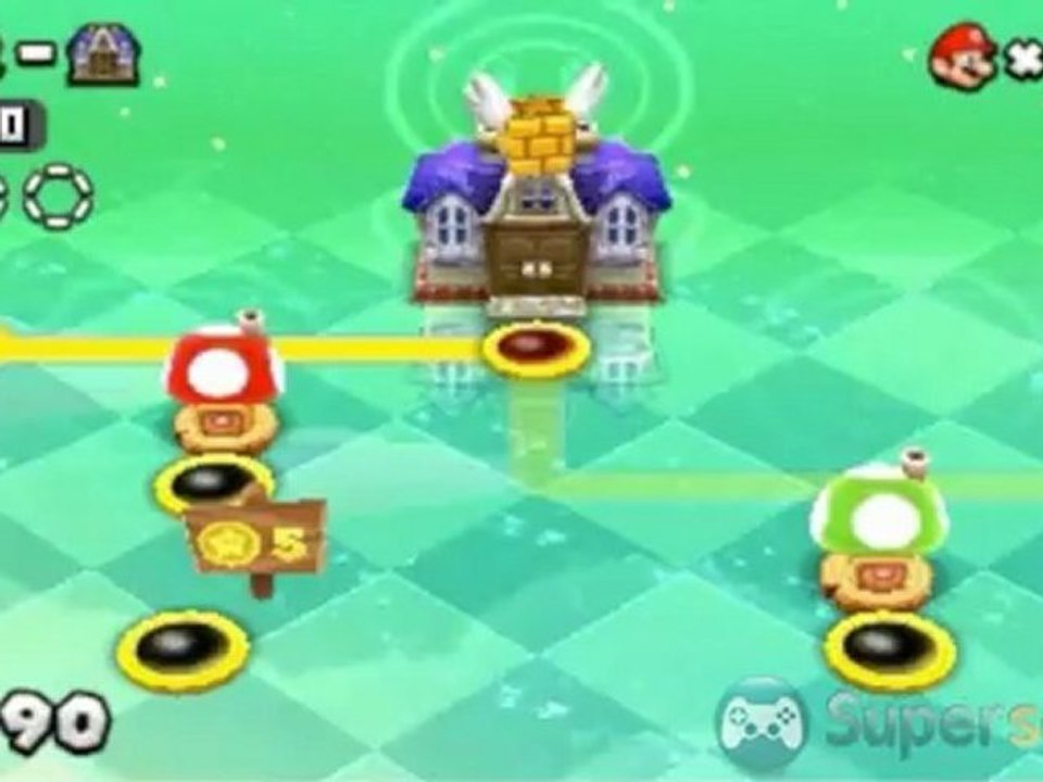 New Super Mario Bros. 2 - Solution et pièces étoiles de la Maison Hantée du Monde Fleur