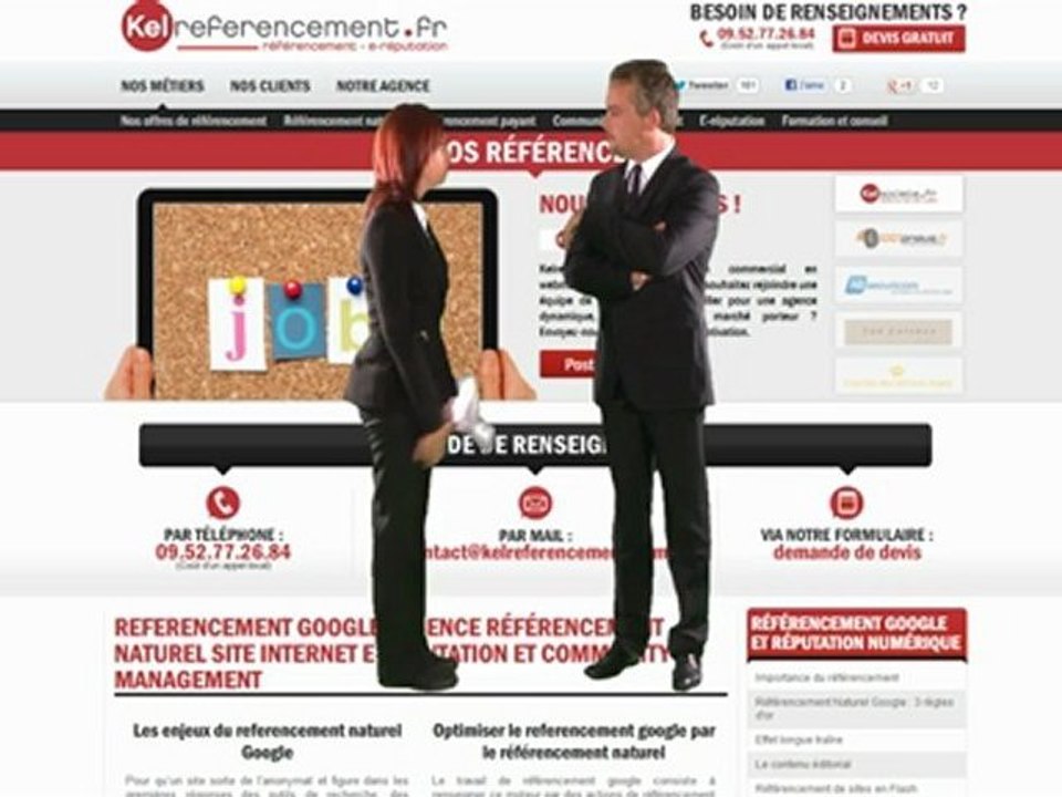 Présentation de Kelreferencement - Agence de Référencement naturel google