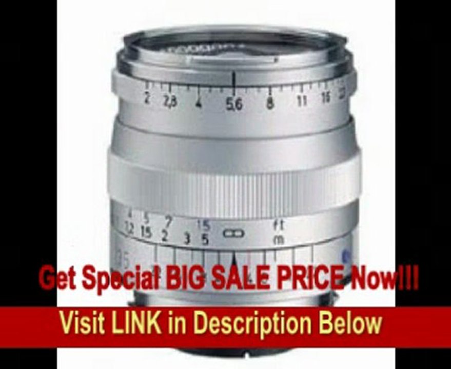 35mm f/2 Biogon T* ZM Manual Focus Lens for Zeiss Ikon and Leica M Cameras (Silver)