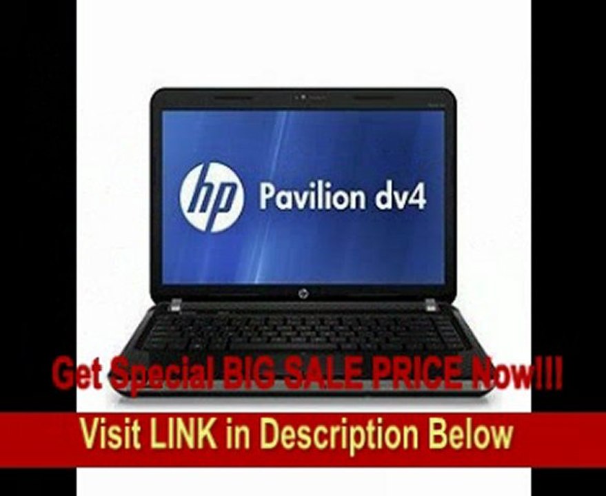 HP Pavilion dv4-4141us Entertainment Notebook PC (Intel Core i3-2330M CPU, 4GB Memory, 640GB Hard Drive, 802.11bgn WLAN, Bluetooth, DVD&plusmnRW)