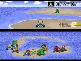 Super Mario Kart - Koopa Beach Gameplay