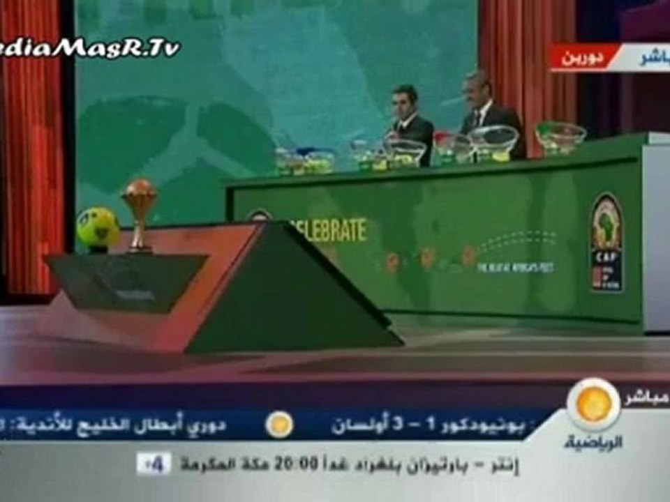 قرعة نهائيات كأس أمم أفريقيا 2013 - MediaMasr.Tv