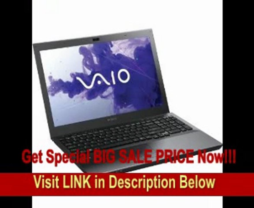 Sony VAIO VPCSE25FX/B 15.5 Inch Laptop (Jet Black)