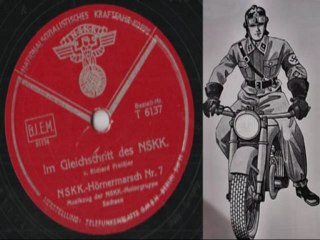 Heil Motor HJ  Im Gleichschritt des NSKK Richard Preissler Musikzug der NSKK-Motorgruppe Sachsen
