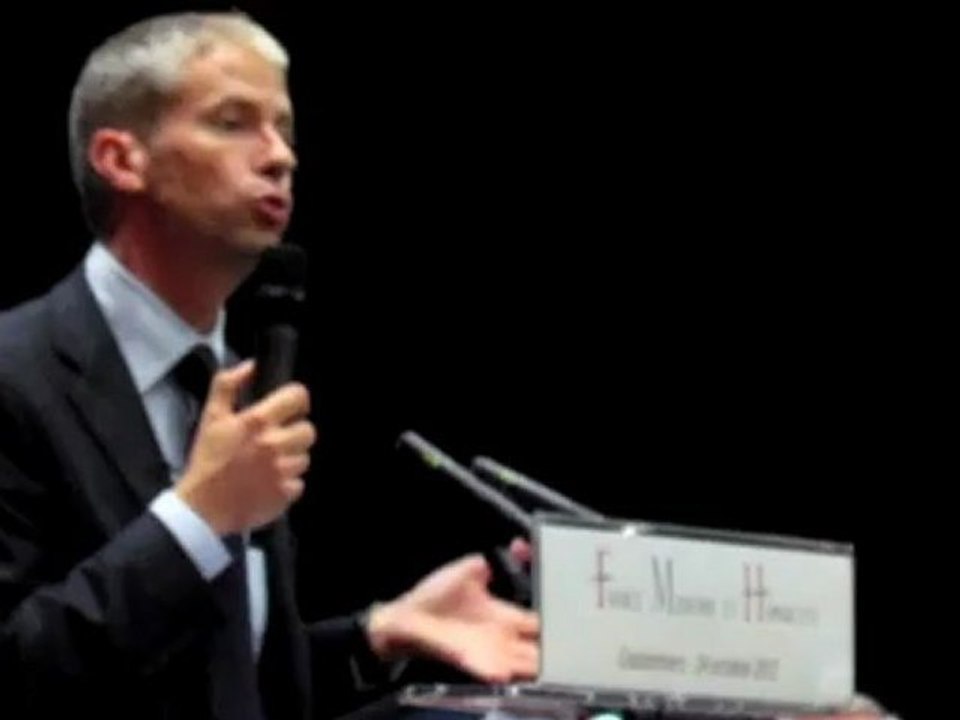 Coulommiers : le discours de Franck Riester pour la motion "France Moderne et Humaniste"