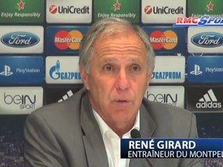 Girard réagit à la défaite de Montpellier face à l'Olympiakos