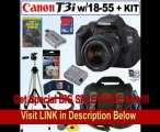 Canon EOS Rebel T3i 18 MP CMOS Digital SLR Camera with EF-S 18-55mm f/3.5-5.6 IS II Zoom Lens   16GB