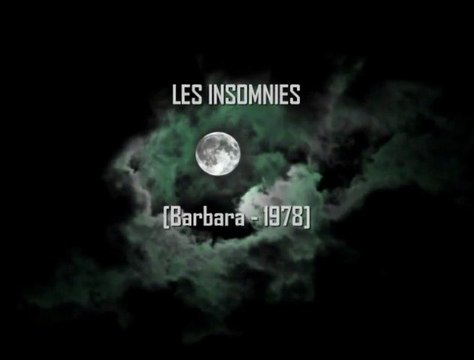 Les insomnies - Barbara - 1978