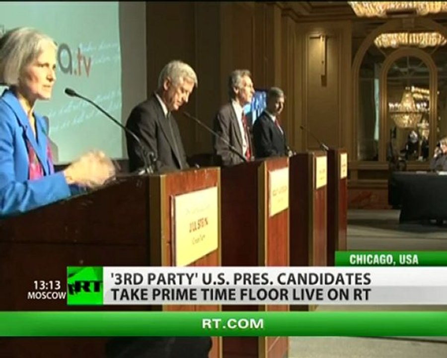Military lobby, police state, enemy maker: US 3d party debate wrap-up