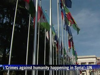 'Crimes against humanity' in Syria: UN's del Ponte