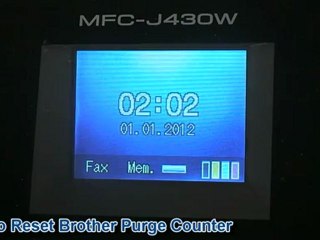 How to the Reset Purge Counter on a Brother Printer (With a Numerical Pad)