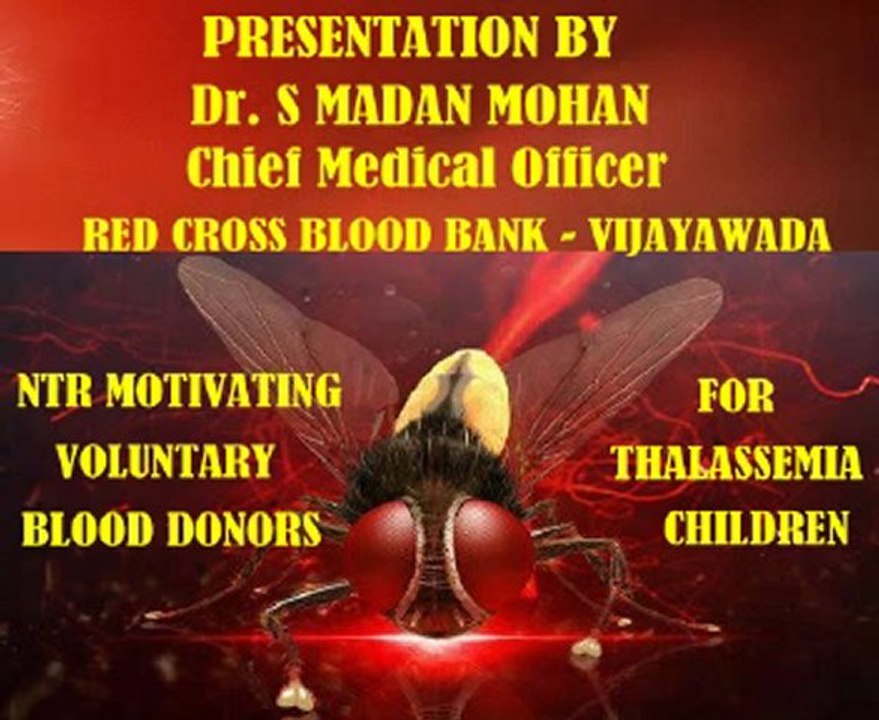NTR  GIVING AWARENESS REGARDING THALASSEMIA