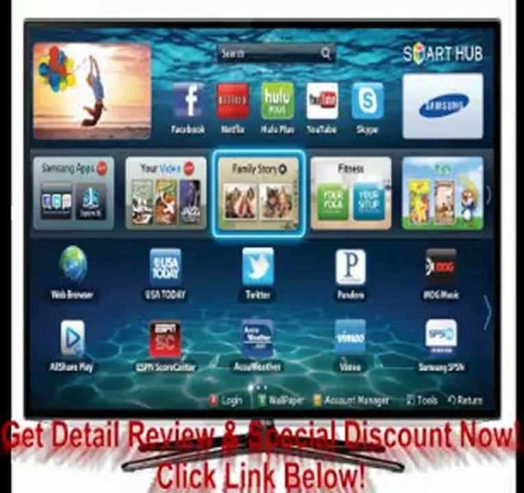 Samsung UN40ES6100 40-Inch 1080p 120Hz Slim LED HDTV (Black)