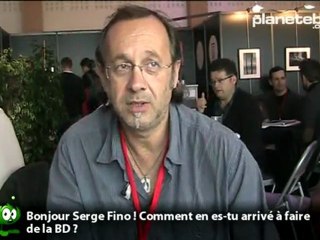Serge Fino en interview pour planetebd.com