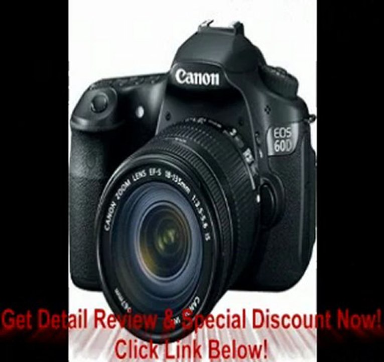 Canon EOS 60D 18 MP CMOS Digital SLR Camera with 3.0-Inch LCD and 18-135mm f/3.5-5.6 IS UD Standard Zoom Lens