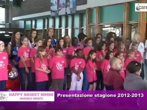 Icaro Sport. La presentazione dell'Happy Basket Rimini 2012-2013