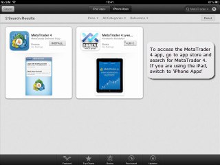 MT4 for ipad