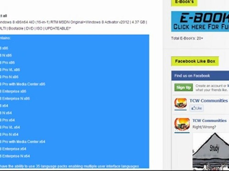 Download Windows 8 x86/x64 MSDN Original + Activator 2012 Full Premium Free