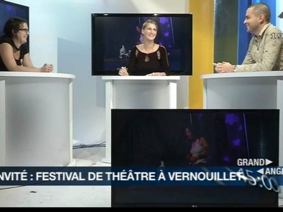 Noémie Trancoso et Louis Dubois présentent le Festival de Théâtre de Vernouillet 2012