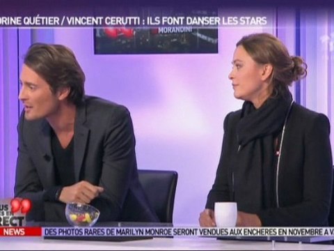 Sandrine Quétier et Vincent Cerutti chez Morandini