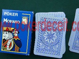 Modiano cristallo marked cards made of plasitc