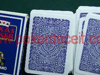 marked cards made of plastic