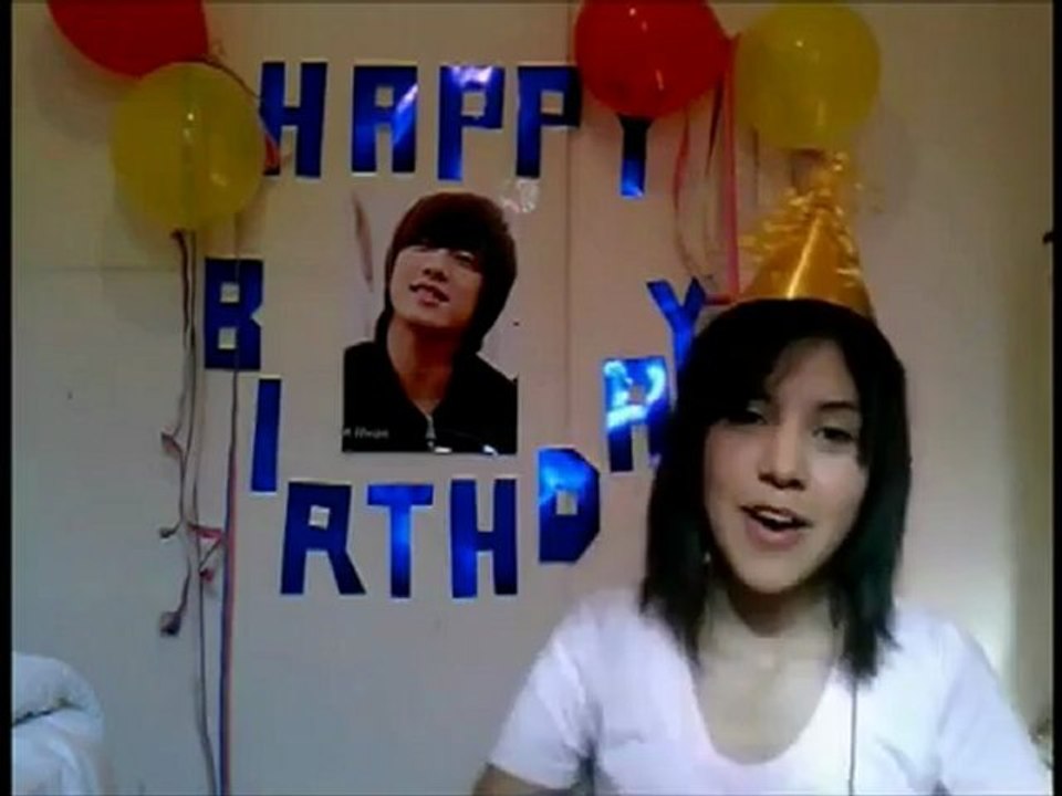 FELIZ CUMPLEAÑOS MINHWAN